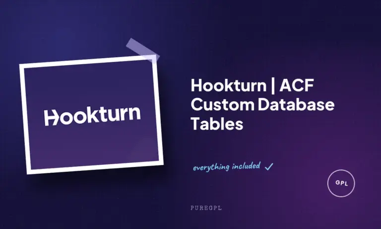 hookturn acf custom database tables