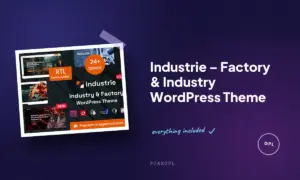 industrie factory industry wordpress theme
