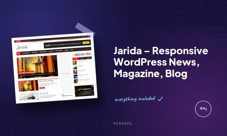 jarida responsive wordpress news magazine blog