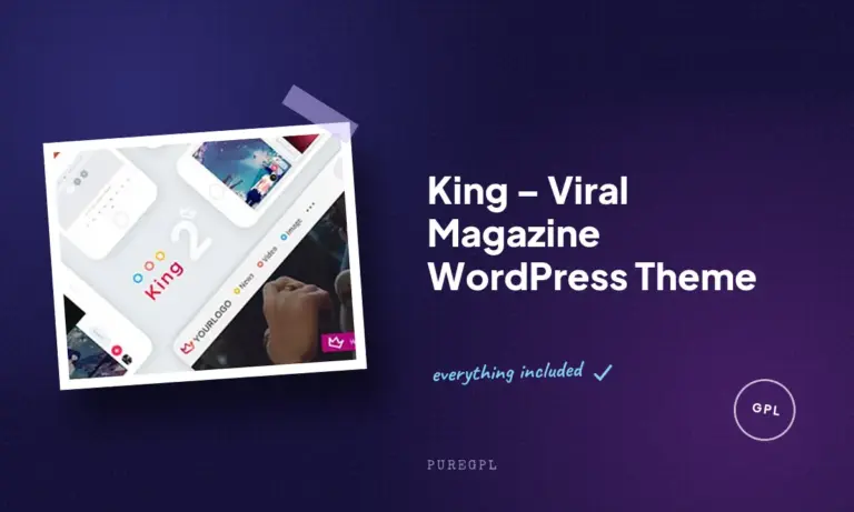 king viral magazine wordpress theme