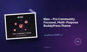 kleo pro community focused multi purpose buddypress theme