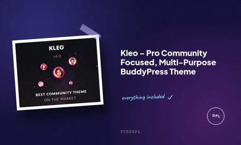 kleo pro community focused multi purpose buddypress theme