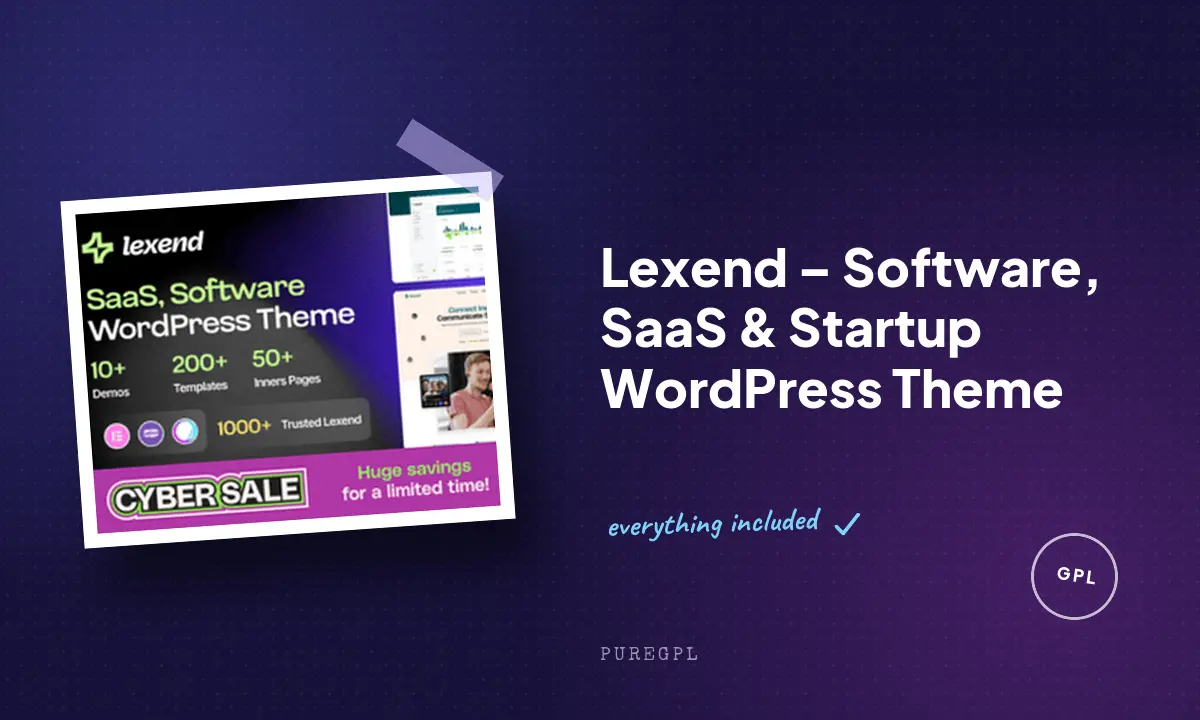 Lexend – Software, SaaS & Startup WordPress Theme