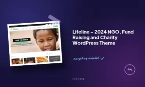 lifeline 2024 ngo fund raising and charity wordpress theme