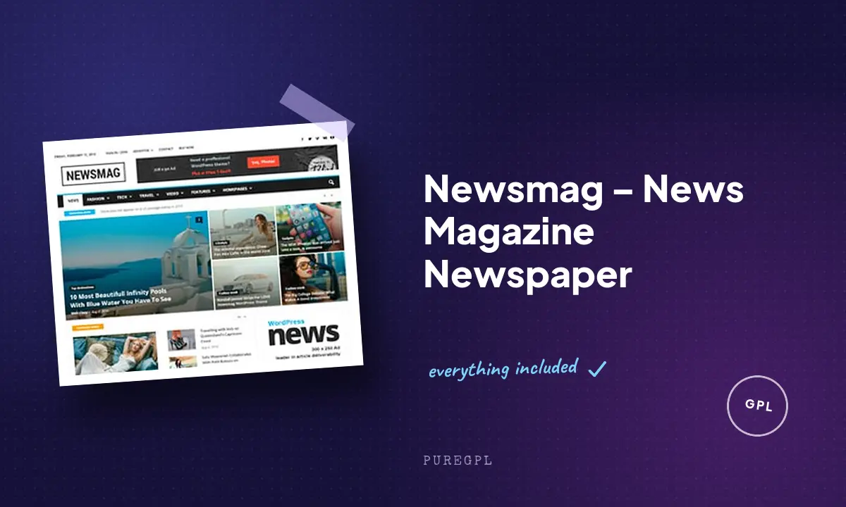 Newsmag News Magazine Newspaper