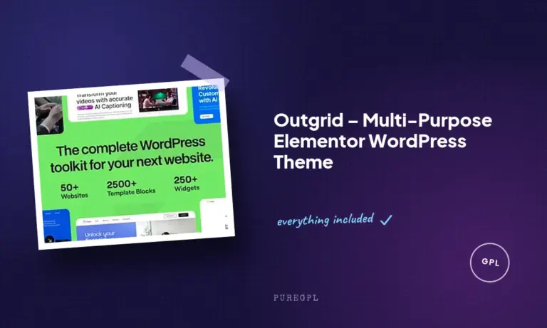 outgrid multi purpose elementor wordpress theme