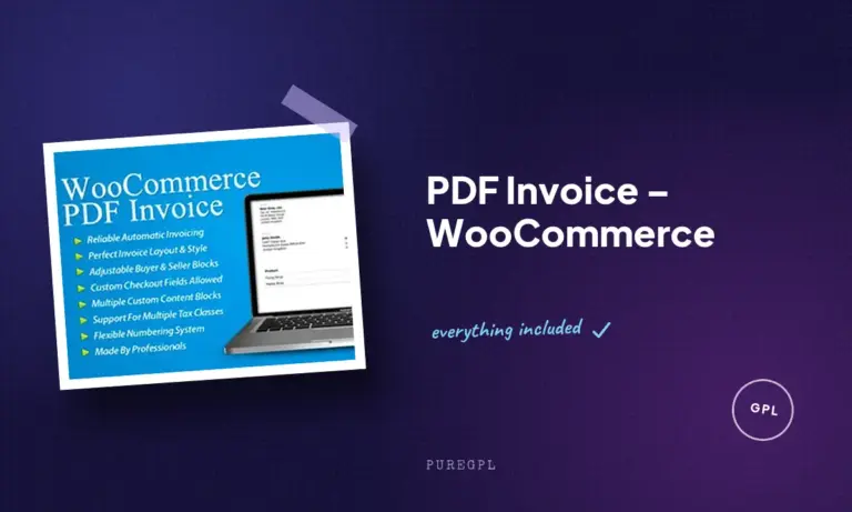 pdf invoice woocommerce