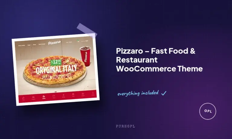 pizzaro fast food restaurant woocommerce theme