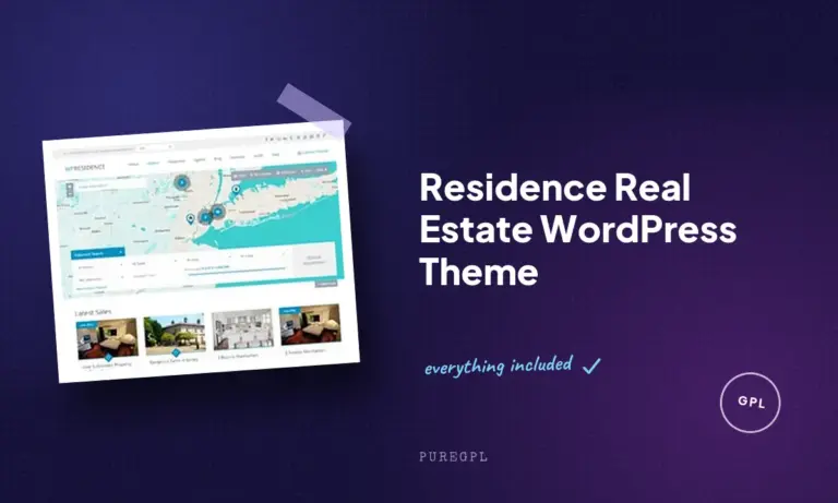residence real estate wordpress theme