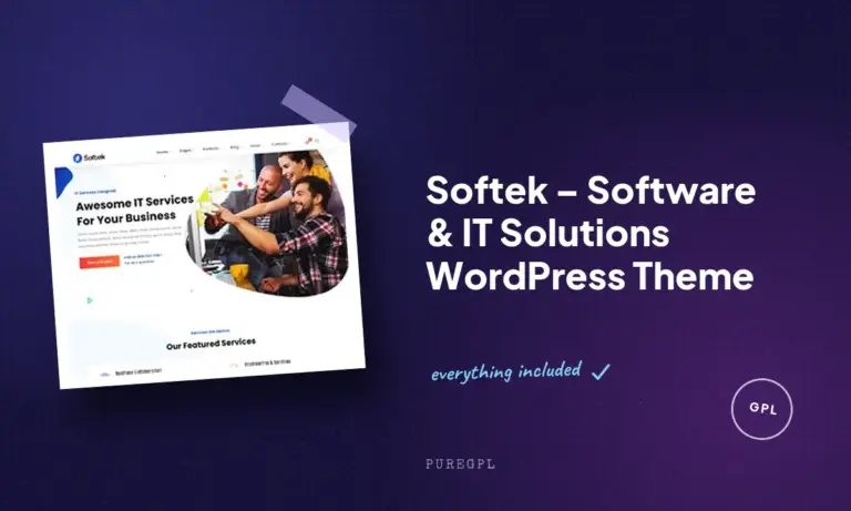 softek software it solutions wordpress theme