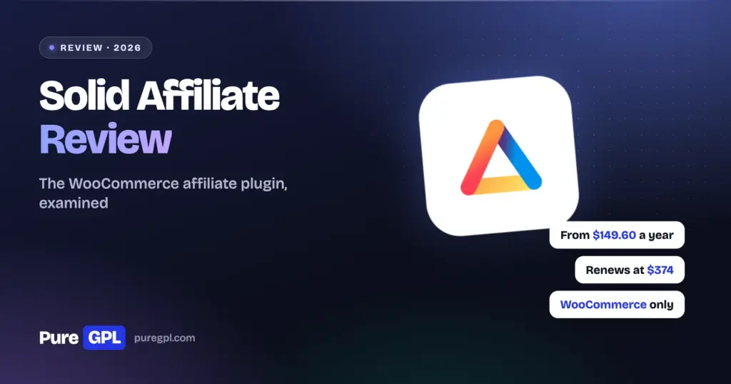Solid Affiliate Review 2026: The WooCommerce Affiliate Plugin, Examined
