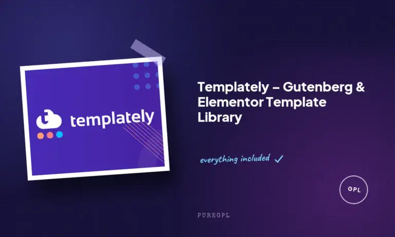 templately gutenberg elementor template library