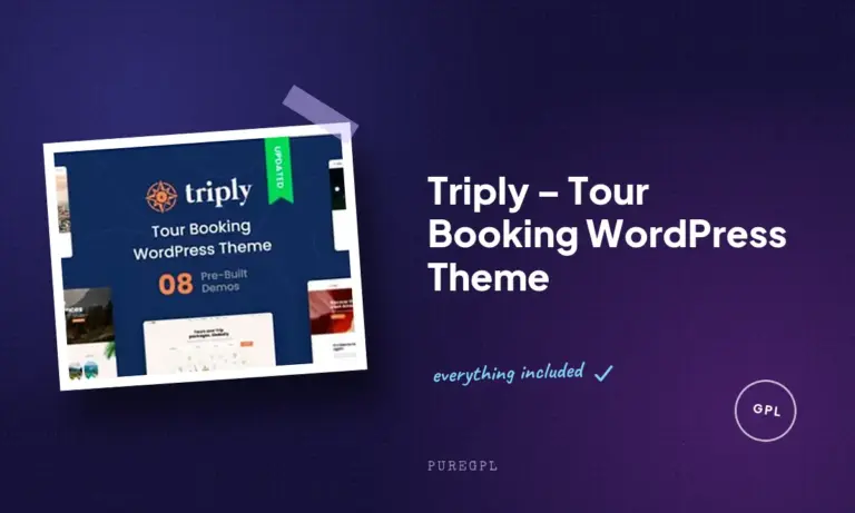 triply tour booking wordpress theme
