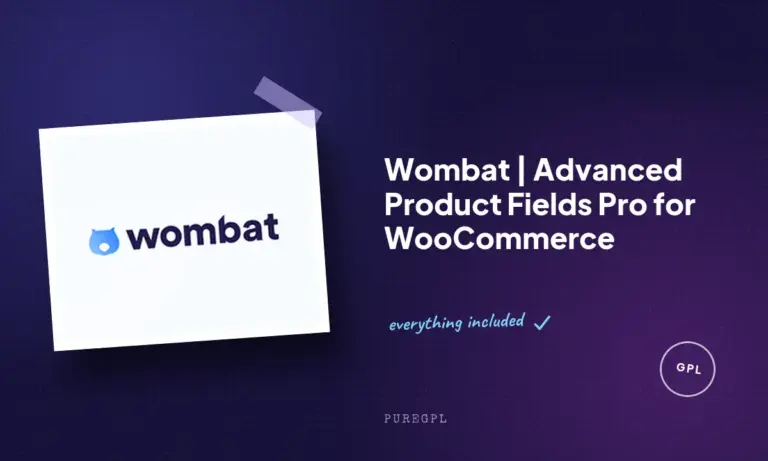 wombat advanced product fields pro for woocommerce