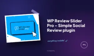 wp review slider pro simple social review plugin