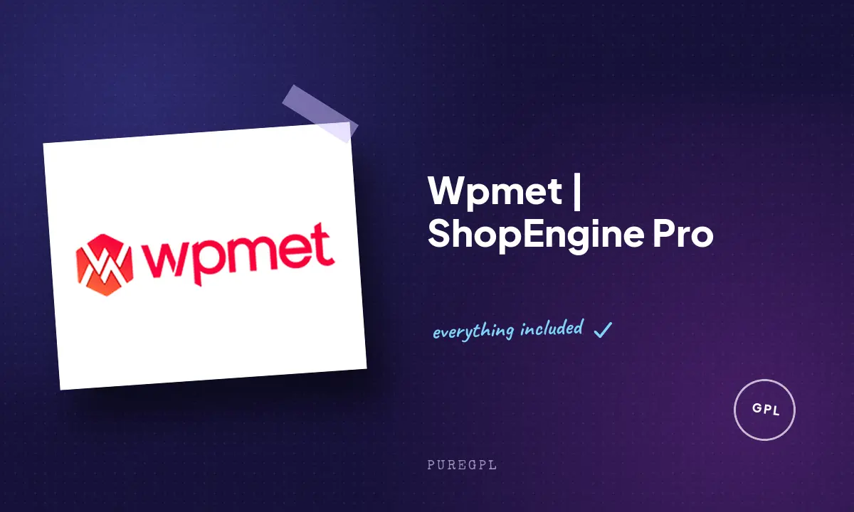 Wpmet | ShopEngine Pro