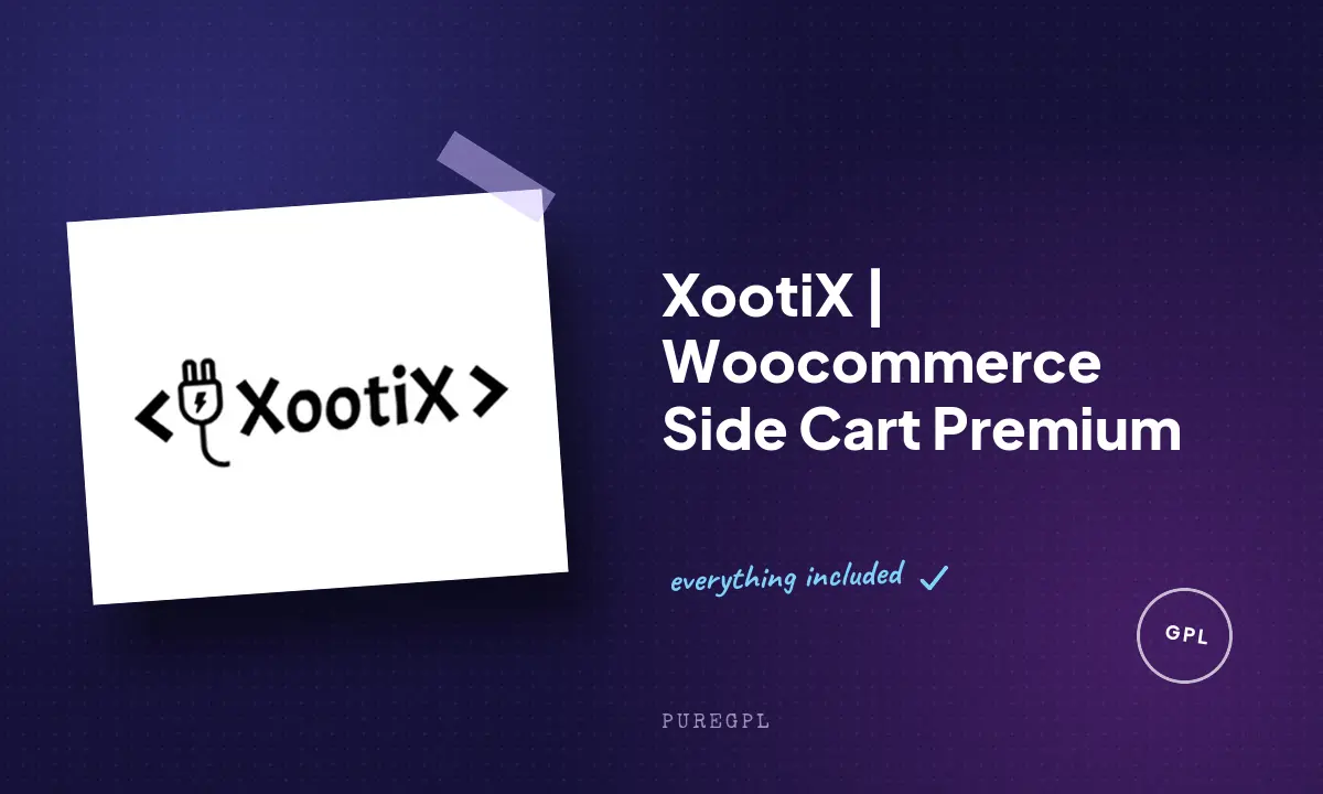 XootiX | Woocommerce Side Cart Premium