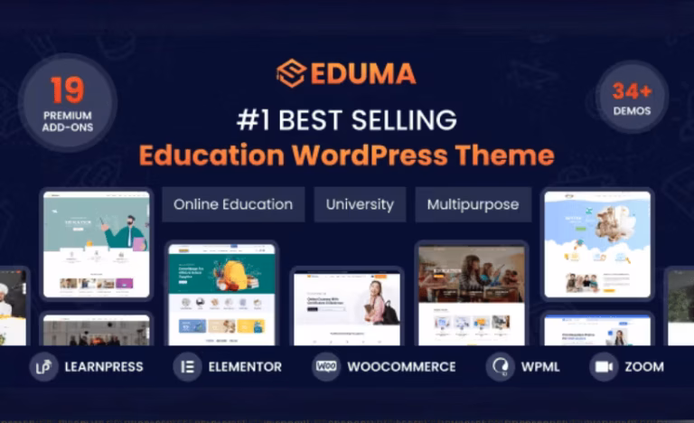 Eduma Education WordPress Theme
