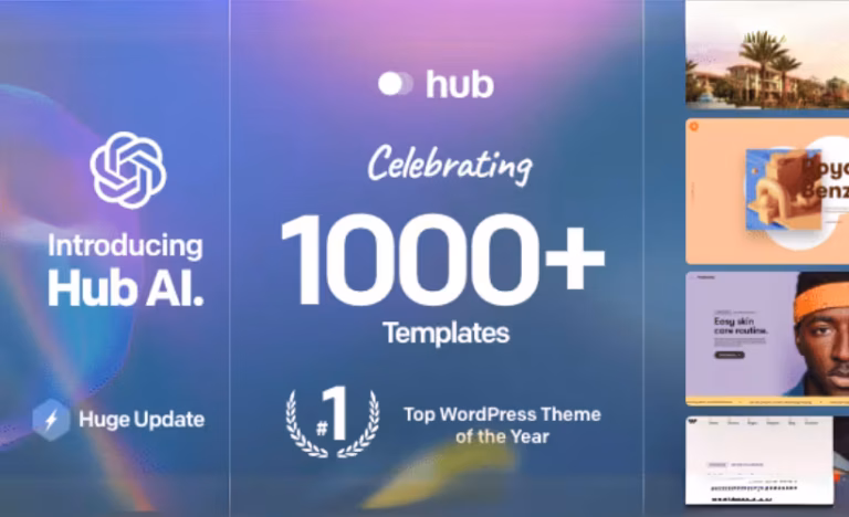 Hub – Responsive Multi Purpose WordPress Theme