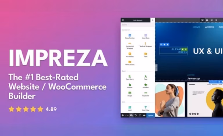 Impreza – WordPress Website and WooCommerce Builder