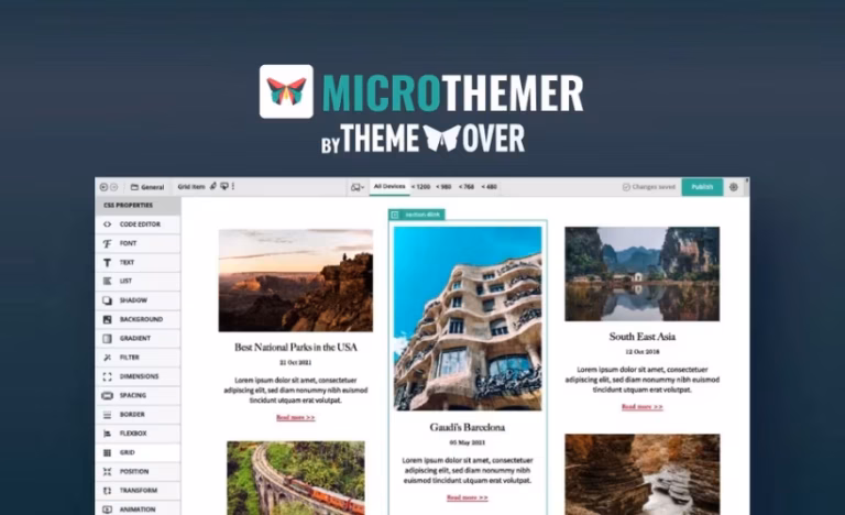 Microthemer – Visual Editor to Customize CSS