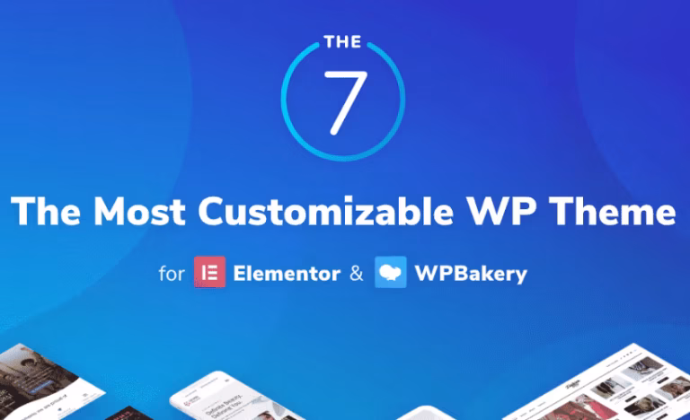 The7 — Website and eCommerce Builder for WordPress