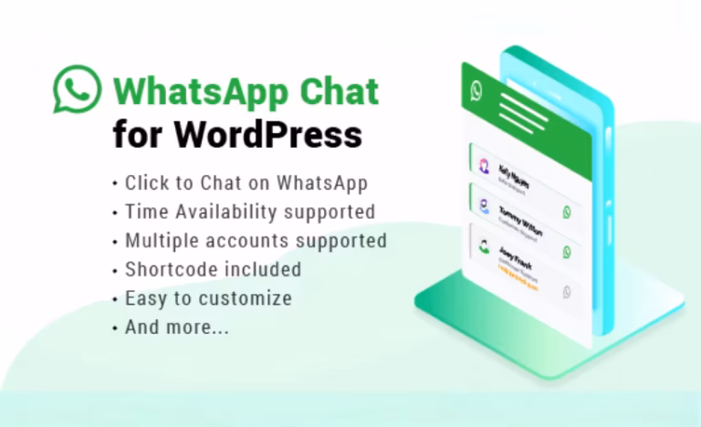 WhatsApp Chat WordPress 1