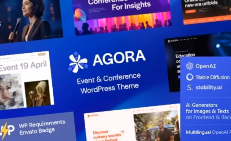 Agora — Event & Conference WordPress Theme