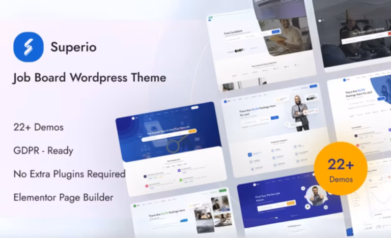 Superio – Job Board WordPress Theme 1
