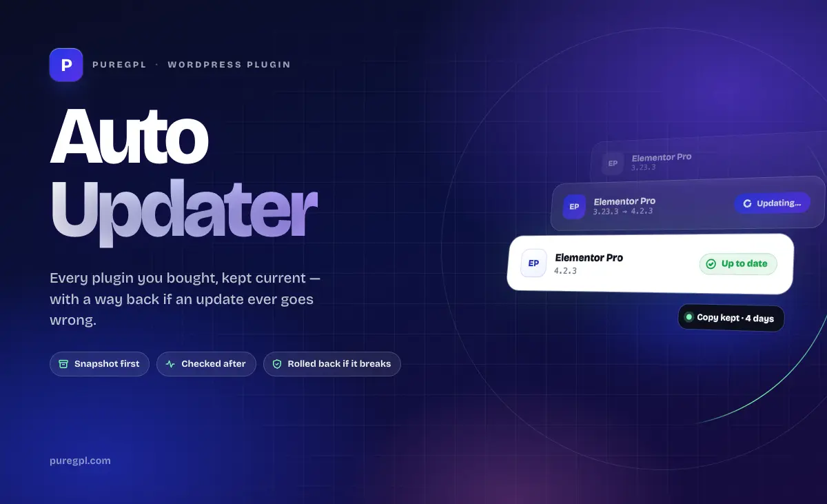 puregpl auto updator