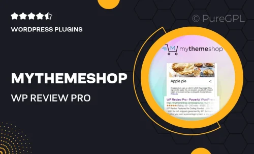 MyThemeShop WP Review Pro